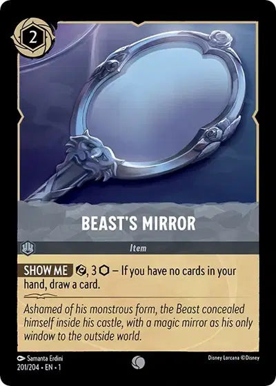 Disney Lorcana: The First Chapter - Beast's Mirror (201/204) (NM)