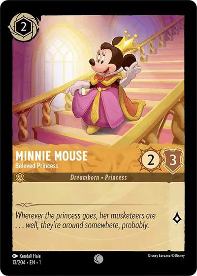 Disney Lorcana: The First Chapter - Minnie Mouse - Beloved Princess (13/204) (NM)