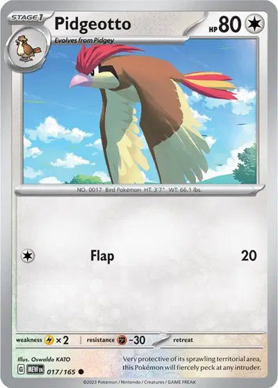 Pokémon TCG - SV151 - Pidgeotto (017/165) (NM)