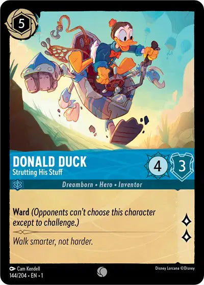Disney Lorcana: The First Chapter - Donald Duck - Strutting His Stuff (144/204) (NM)