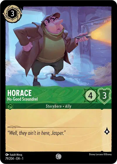 Disney Lorcana: The First Chapter - Horace - No-Good Scoundrel (79/204) (NM)