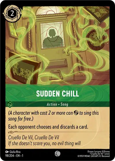 Disney Lorcana: The First Chapter - Sudden Chill (98/204) (NM)