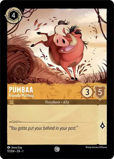 Disney Lorcana: The First Chapter - Pumbaa - Friendly Warthog (17/204) (NM)