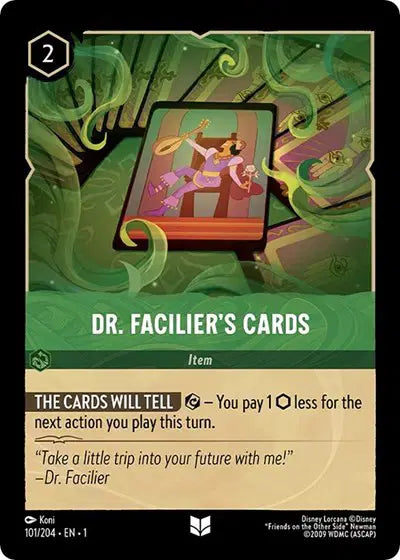 Disney Lorcana: The First Chapter - Dr. Facilier's Cards (101/204) (NM)