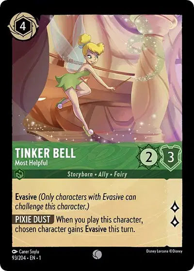 Disney Lorcana: The First Chapter - Tinker Bell - Most Helpful (93/204) (NM)