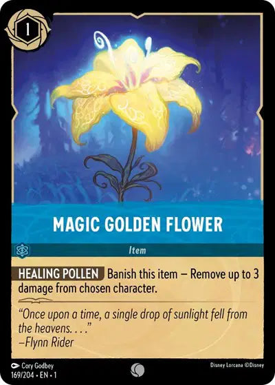 Disney Lorcana: The First Chapter - Magic Golden Flower (169/204) (NM)