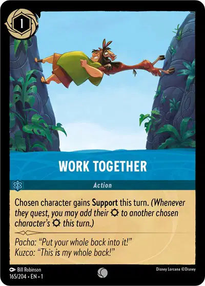 Disney Lorcana: The First Chapter - Work Together (165/204) (NM)