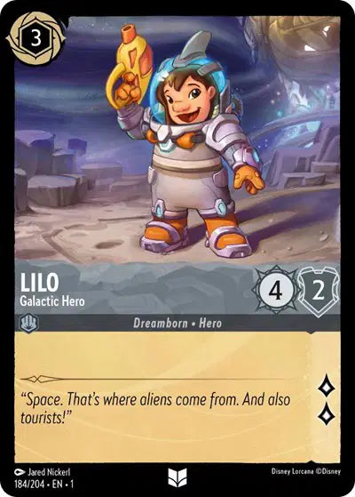 Disney Lorcana: The First Chapter - Lilo - Galactic Hero (184/204) (NM)