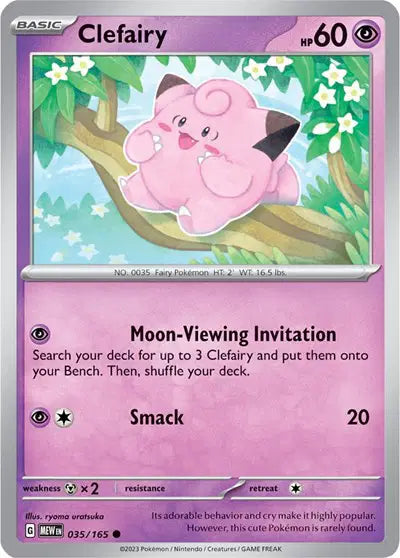 Pokémon TCG - SV151 - Clefairy (035/165) (NM)