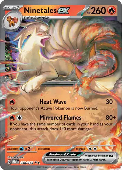 Pokémon TCG - SV151 - Ninetales ex (038/165) (NM)
