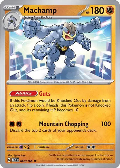 Pokémon TCG - SV151 - Machamp (068/165) (NM)