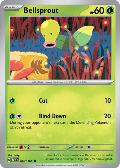 Pokémon TCG - SV151 - Bellsprout (069/165) (NM)