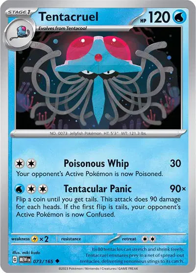 Pokémon TCG - SV151 - Tentacruel (073/165) (NM)