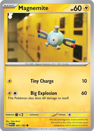 Pokémon TCG - SV151 - Magnemite (081/165) (NM)