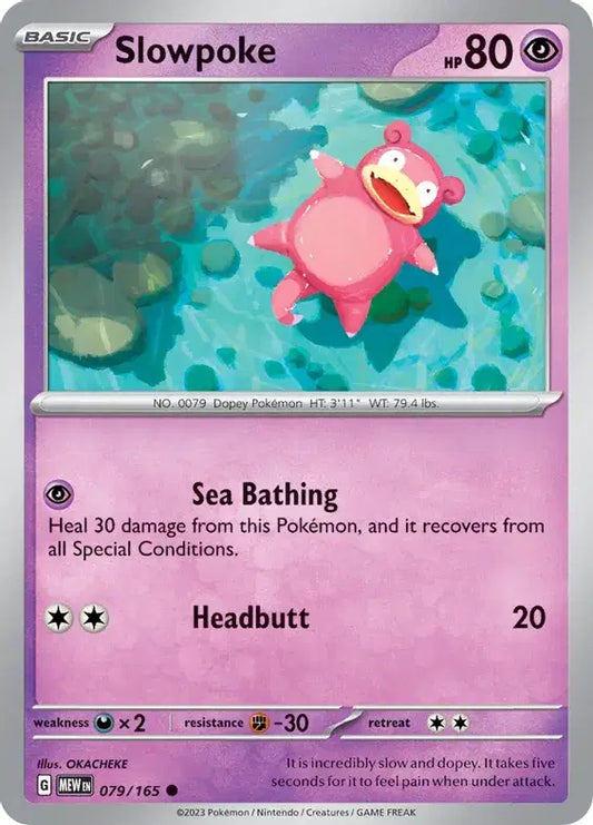 Pokémon TCG - SV151 - Slowpoke (079/165) (NM)