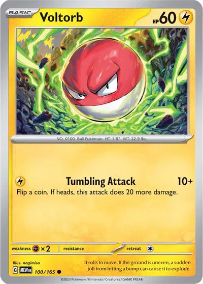 Pokémon TCG - SV151 - Voltorb (100/165) (NM)
