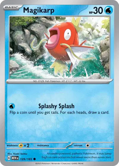 Pokémon TCG - SV151 - Magikarp (129/165) (NM)