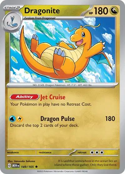 Pokémon TCG - SV151 - Dragonite (149/165) (NM)