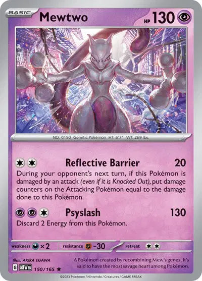 Pokémon TCG - SV151 - Mewtwo (150/165) (NM)