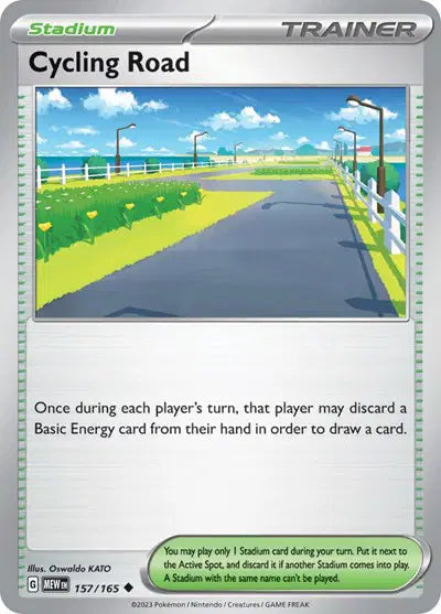 Pokémon TCG - SV151 - Cycling Road (157/165) (NM)