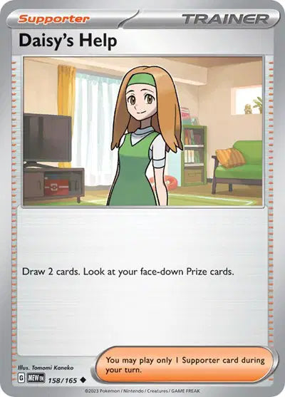 Pokémon TCG - SV151 - Daisy's Help (158/165) (NM)