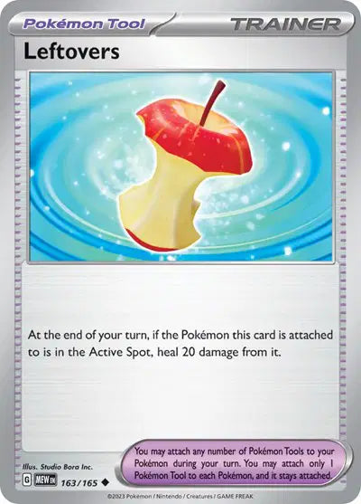 Pokémon TCG - SV151 - Leftovers (163/165) (NM)