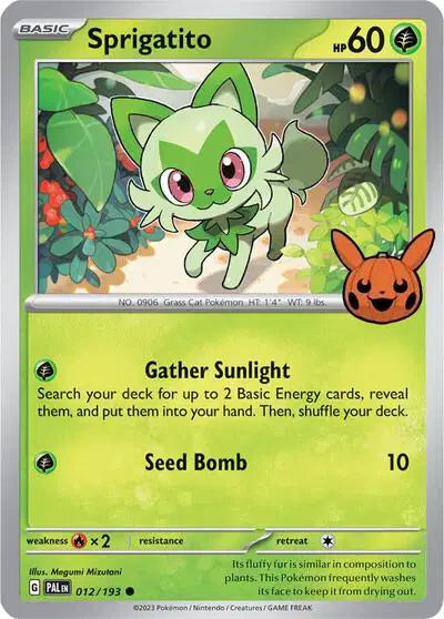 Pokémon TCG - Halloween 2024 - Sprigatito (012/193)