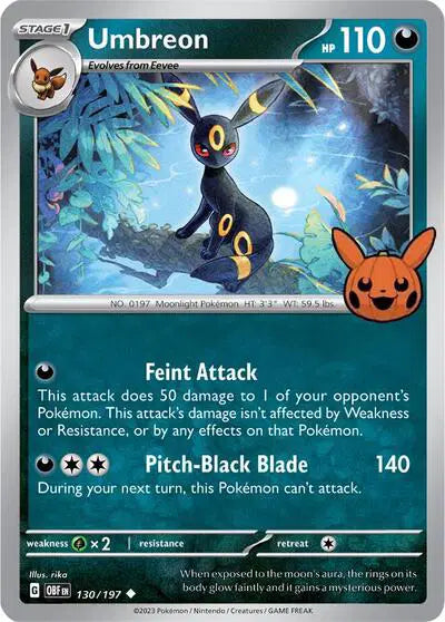 Pokémon TCG - Halloween 2024 - Umbreon (130/197)