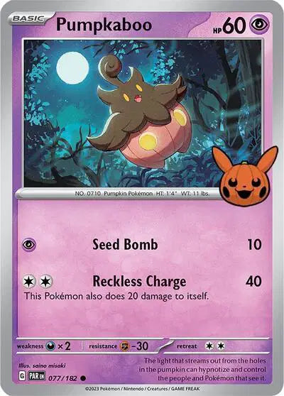 Pokémon TCG - Halloween 2024 - Pumpkaboo (077/182)