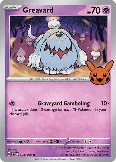 Pokémon TCG - Halloween 2024 - Greavard (042/091)