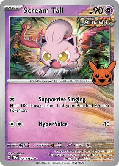 Pokémon TCG - Halloween 2024 - Scream Tail (077/162)