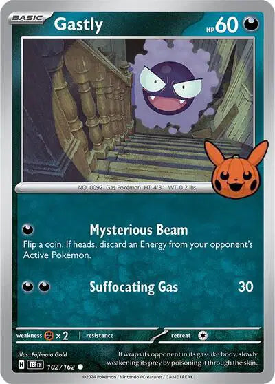 Pokémon TCG - Halloween 2024 - Gastly (102/162)
