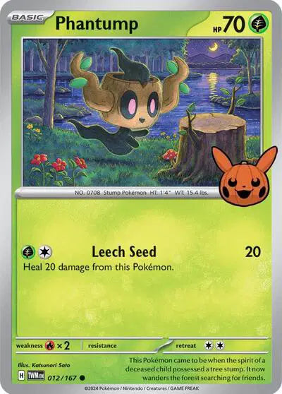 Pokémon TCG - Halloween 2024 - Phantump (012/167)