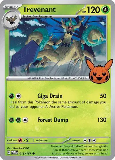 Pokémon TCG - Halloween 2024 - Trevenant (013/167)