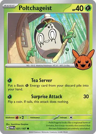 Pokémon TCG - Halloween 2024 - Poltchageist (021/167)