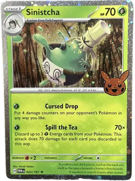 Pokémon TCG - Halloween 2024 - Sinistcha (Cosmos Holo) (022/167)