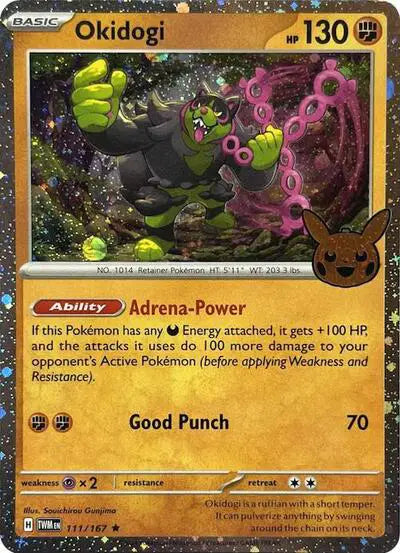 Pokémon TCG - Halloween 2024 - Okidogi (Cosmos Holo) (111/167)