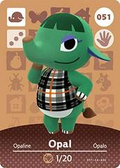 Nintendo - Animal Crossing Series 1 - Opal #051