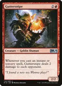 MTG — Core Set 2019 — Guttersnipe #145 (NM)