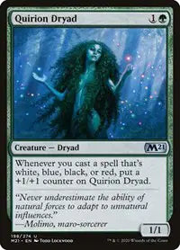 MTG — Core Set 2021 — Quirion Dryad #198 (NM)