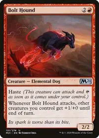 MTG — Core Set 2021 — Bolt Hound #131 (NM)