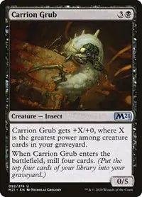 MTG — Core Set 2021 — Carrion Grub #92 (NM)