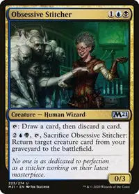 MTG — Core Set 2021 — Obsessive Stitcher #223 (NM)