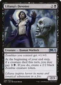 MTG — Core Set 2021 — Liliana's Devotee #109 (NM)