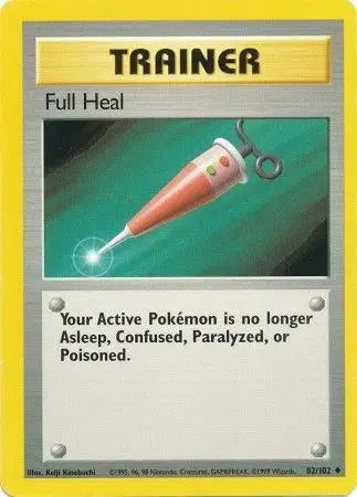 Pokémon TCG - Base Set (Unlimited) - Full Heal #82 (NM/LP)