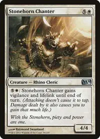 MTG — Core 2014 (M14) — Stonehorn Chanter #39 (NM)